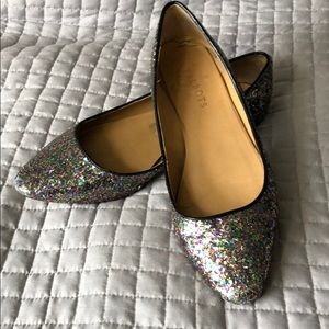Sequined Flats